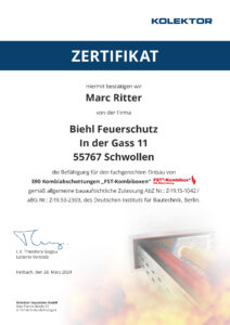 Marc Ritter Zertifikat FST